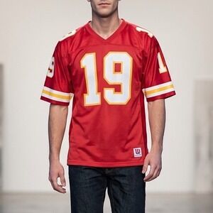 Vintage Wilson Joe Montana Kansas City Chiefs #19 Red Mesh Jersey XL Made in USA